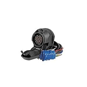 OROK - Socle remorque 13 Broches, Faisceau remorque 13 Broches, câble pour remorque 13 plots - Alimentation pour attelage remorque - Long. : 150CM - Compatible avec Tous Types de véhicules