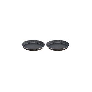 Tefal Perfectbake Moule A Tarte 30cm Aluminium 100% Recyclé J5548402, fabriqué en France (Lot de 2)