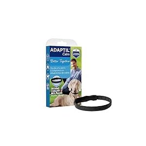 Adaptil calme - Anti-stress pour les chiens - Les craintes, l'apprentissage, Bruits importants, Adoption - Collier M / L pour les moyennes et grandes chiens