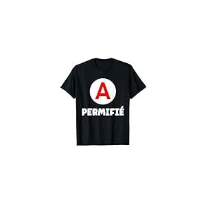 Permifi&eacute; Fille Jeune conducteur Humour permis de Conduire T-Shirt