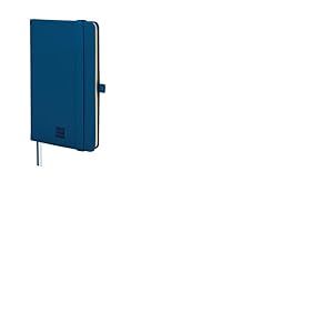 Finocam &ndash; Cahier Nexo Couverture Rigide Uni Bleu marine | Petit Cahier &agrave; Feuilles Microperfor&eacute;es | Pochette et Passant pour stylo | 72 Feuilles, Id&eacute;al pour &Eacute;crire et Dessiner