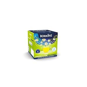 Caffè Borbone Camomille avec Mélatonine - 64 capsules (4 paquets de 16) - Compatibles avec les machines à café Nescafè®* Dolce Gusto®*
