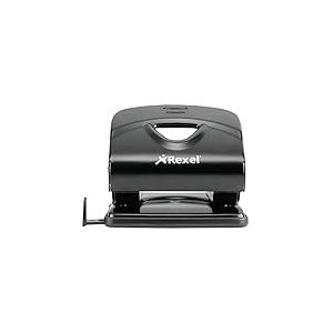 Rexel 2100763 Perforateur m&eacute;tal 2 Trous 20 Feuilles Noir