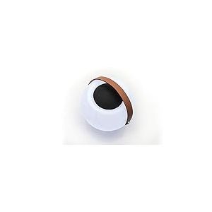Dual BTP 2 Haut-Parleur Bluetooth Portable avec Effet de lumière, Blanc