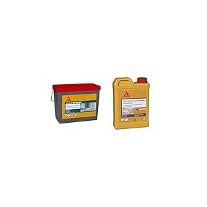 SIKA - Kit douche à l'italienne, kit d'étanchéité sous carrelage prêt à l'emploi pour 8m² & Primaire d'accrochage universel - Sikafloor 35 Primaire - Avant ragréage de sol