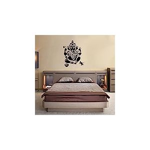 Tatoutex Stickers Hindou Ganesh - Orange, L 60cm x H 72cm