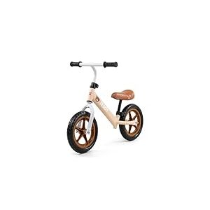 OKBABY Draisienne Teddy - Vélo sans pédales pour Enfant à partir de 24 Mois, Cadre Léger et Ajustable - Parfait pour développer l'équilibre et la Coordination - Jusqu'à 30kg - Marron