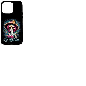 Robe La Catrina Costume &eacute;l&eacute;gant du Jour des Morts La Catrina Coque pour iPhone 15 Pro Max