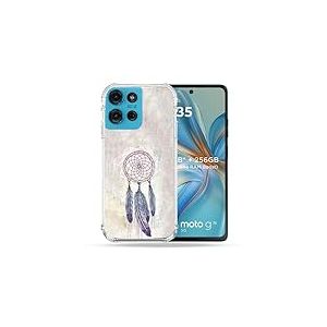 Coque Renforcée pour Motorola G75 5G Zen Attrape Reve Blanc