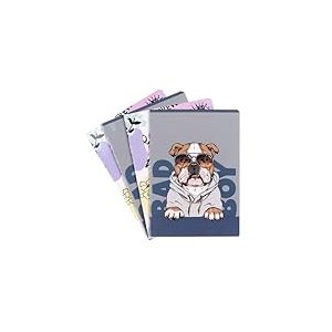 gimboo Cahier d'écolier/Format A5 32/32 feuilles lignées 3/Mixed Lot de 8 – 8 pièces/paquet de motifs assortis/pour enfants pour la rentrée des classes pour les élèves du primaire/Sans bordure /