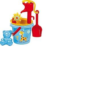 Gowi - 558-37 - Jeu D'eau Et De Plage - Seau + Pompe - 3 Pièces- Modèle aléatoire