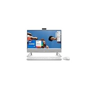 Dell Inspiron 5420 All in One Ordinateur – 23,8" FHD (1920 x 1080), Intel Core i7-1355U, 16 Go RAM, 512 Go SSD, Intel Iris XE Graphics, Windows 11 Home, Clavier AZERTY, Blanc