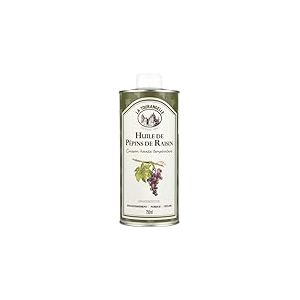 La Tourangelle Huile de Pépins de Raisin 750ml - Huile du quotidien idéale pour la friture, les fondues et la cuisson haute température, Neutre, 1 Unité (Lot de 1)