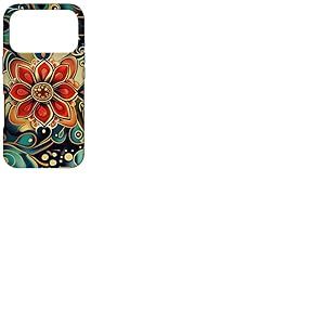 Mandala d&eacute;coratif aux Couleurs Vives Coque pour iPhone 17 Pro