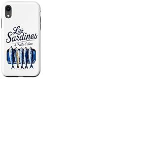 Sardines en conserve à l'huile d'olive Les Sardines à l'huile d'olive Coque pour iPhone XR