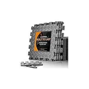 Amonax Tapis de Sol embo&icirc;tables en Mousse EVA, Tapis de Sol Puzzle pour Enfants pour Piscine, Garage, &eacute;quipement d'exercice Physique, Tapis d'entra&icirc;nement pour Salle de Sport &agrave; Domicile