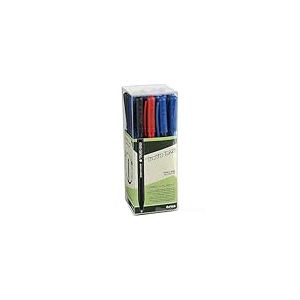 TRATTO 1 - Bo&icirc;te 24 stylos assortis en plastique recycl&eacute;
