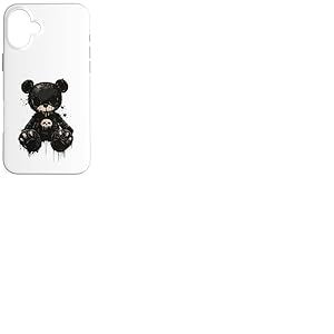 Ours en Peluche Gothique Femme Gothiques Ours en Peluche Coque pour iPhone 16 Plus