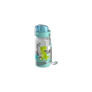 HABA Gourde Dino - 2012444005 - Bouteille d'eau pour enfant - 400 ml - Sans BPA - Avec dragonne et grande ouverture - Légère et anti-fuite - À partir de 12 mois