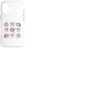 Éléphant Animal Fille Coquette Noeud Rose Maman Maman Coque pour iPhone 16