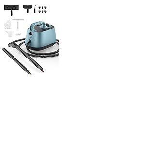 Aspiron Nettoyeur à vapeur avec 21 accessoires, nettoyeur vapeur portable, réservoir de 1.5 l, nettoyage sans produits chimiques, chauffage en 5 minutes, voiture, fenêtre