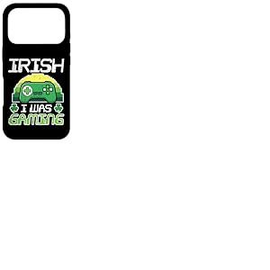 St Patrick Irish I Was Gaming Saint Pattys Hommes Gar&ccedil;ons Enfants Coque pour iPhone 17 Pro