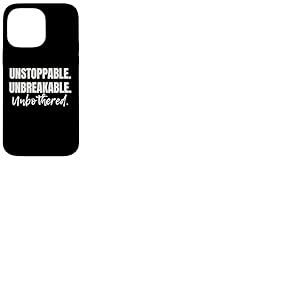 Motivation Soyez imparable. INCASSABLE. Déroutant Coque pour iPhone 14 Pro Max
