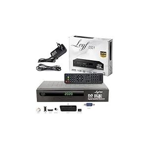 Leyf R&eacute;cepteur Satellite d'enregistrement num&eacute;rique (HDTV, DVB-S/DVB-S2, HDMI, p&eacute;ritel, 2 Ports USB, Full HD 1080p) + c&acirc;ble HDMI, Uniquement pour Les cha&icirc;nes allemandes