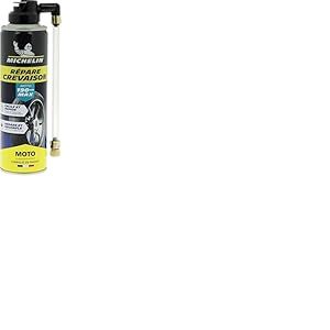 MICHELIN 009330 Répare-Crevaison Moto 250 ML, Répare sans Démontage Les pneus Moto Jusqu’à 190 mm