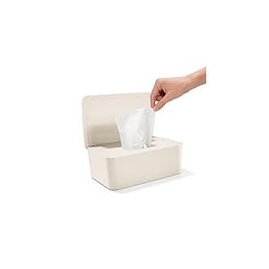 Bo&icirc;te &agrave; Lingettes Humides Avec Couvercle, Bo&icirc;te &agrave; Lingettes B&eacute;b&eacute;, Bo&icirc;te de Mouchoirs Humides, Bo&icirc;te &agrave; Mouchoirs Papier Pour Mouchoirs Papier, Serviettes Humides, Blanc