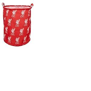 Panier de rangement officiel Character World Liverpool FC | Design Strike, panier à linge coffre à jouets | Organiseur pour chambre d'enfant, salle de jeux | 48 cm x 40 cm