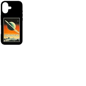 Retro Future American Space Program Inspired SciFi Graphic Coque pour iPhone 17