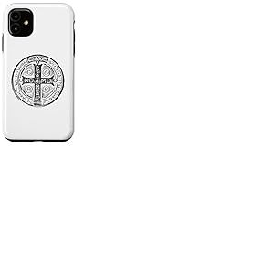 Croix de Saint Benoît Médaille de Saint Benoît Catholique Coque pour iPhone 11