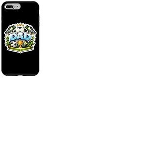 Football Dad F&ecirc;te des P&egrave;res Football Fan Anniversaire Papa Player Coque pour iPhone 7 Plus/8 Plus
