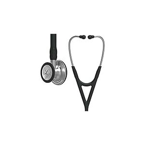 3M Littmann Stéthoscope de diagnostic Cardiology IV, pavillon standard, tubulure noire, 69 cm, 6152