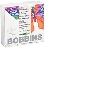 Madeira - Madeira Royal (Non. 150, 113m) Noir Bobbin Fil Bobine Ensemble pour Broderie Machines - 144 Pi&egrave;ces