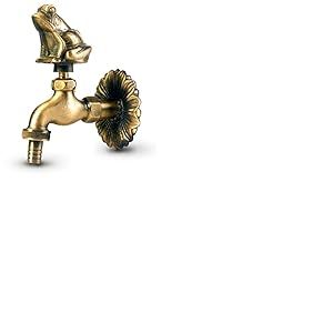 Anzapack 851904H Robinet de jardin en forme de Grenouille en laiton
