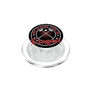 Joueur de Croquet &ndash; Mon Groupe sanguin est Le Croquet PopSockets PopGrip pour MagSafe