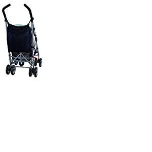 sunnybaby 19177 - Filet de courses universel pour poussettes et buggys - Avec brise-vue/doublure intérieure pratique - Fermeture universelle flexible - Couleur : bleu marine - Qualité : fabriqué en