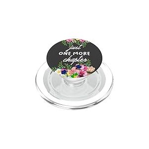 Flowers Just One More Chapter Biblioth&egrave;que pour Amateur de Livres PopSockets PopGrip pour MagSafe