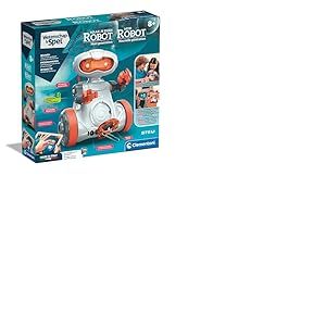Clementoni - 56171 - Wetenschap & Spel - Mio Robot - Speelgoedrobot (Franse Taal, Nederlandse Taal), Programmeerbaar, Robot Interactief, STEM, Robotica, Educatieve Spellen 8 Jaar, Gemaakt in Italië