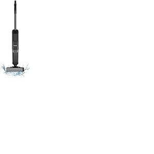 Techwood Nettoyeur Rechargeable TAB-906, Aspirateur Laveur Intelligent, Noir, 700 milliliters, 76 décibeles