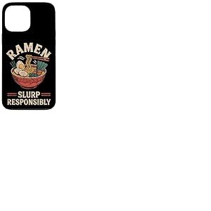 Japon Slurp Responsibly Soba Nouilles Souvenir Otaku Japonais Coque pour iPhone 13 Pro Max
