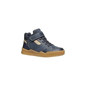 Geox J Perth Boy B Basket, Noir/Beige, 41 EU