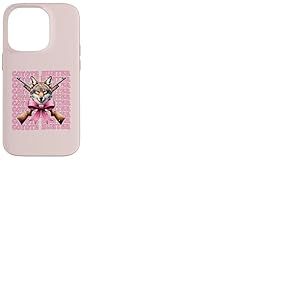 Ruban Rose Coyote Chasseur Coyote, Coquette Coque pour iPhone 14 Pro