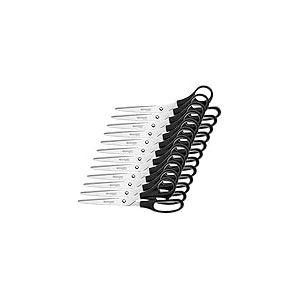 Westcott e-31181 00–ciseaux de bureau avec lames en plastique noir-manche conique - 21 cm-lot de 12