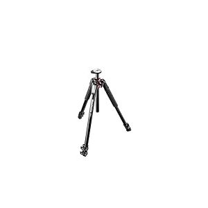 Manfrotto MT055XPRO3, Tr&eacute;pied en Aluminium &agrave; 3 Sections, Design Ergonomique, pour Reflex Num&eacute;rique, Appareil Photo Compact, sans Miroir, Noir