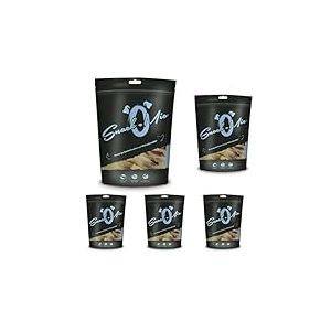 SNACKOMIO - Snack Premium pour Chiens - Oreilles de Lapin croustillantes au Blanc de Poulet, sans c&eacute;r&eacute;ales, 5 Paquet (1 x 70g)