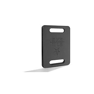 Yes4All Plaque de Lestage en Fonte avec Poign&eacute;e Ergonomique et Finition Brillante, Poids de Musculation Lest&eacute; pour Sac &agrave; Dos, Marche Lest&eacute;e, Randonn&eacute;e et Entra&icirc;nement Basique Noir - 5 KG