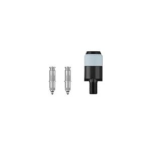 Schwalbe Clik Valve Conversion Set – Innovation de valve pour gonflage de pneus vélo – Kit de conversion pour valves Dunlop/DV avec adaptateur de tête de pompe